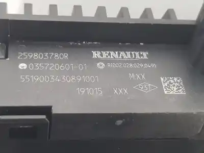 Second-hand car spare part headlights switch for renault clio v 1.5 blue dci diesel fap oem iam references 259803780r  259803780r