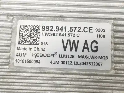Автозапчастина б/у блок управління ксеноновими фарами для volkswagen tiguan (ad1, ax1) 2.0 tdi посилання на oem iam 992941572ce  992941572ce