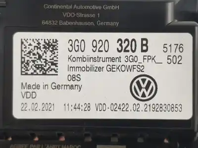 Автозапчастина б/у панель інструментів для volkswagen tiguan (ad1, ax1) 2.0 tdi посилання на oem iam 3g0920320b  3g0920320b