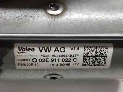 Автозапчастина б/у двигун запускається для volkswagen tiguan (ad1, ax1) 2.0 tdi посилання на oem iam 02e911022c  02e911022c