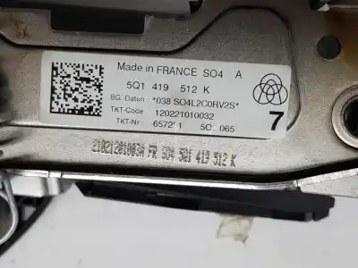 Second-hand car spare part steering column for volkswagen tiguan (ad1, ax1) 2.0 tdi oem iam references 5q1419512k  5q1419512l