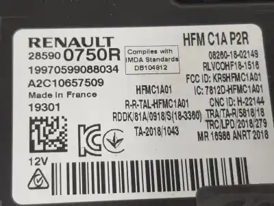 İkinci el araba yedek parçası ELEKTRONIK MODÜL için RENAULT CLIO V  OEM IAM referansları 285900750R  285900750R