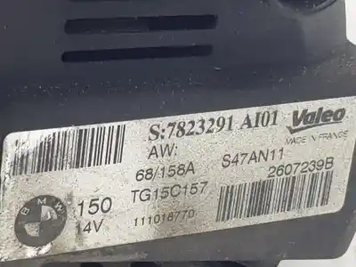 Peça sobressalente para automóvel em segunda mão alternador por mini mini (r56) 1.6 cooper d [1.6 ltr. - 82 kw diesel cat] referências oem iam 7823291  12317823291