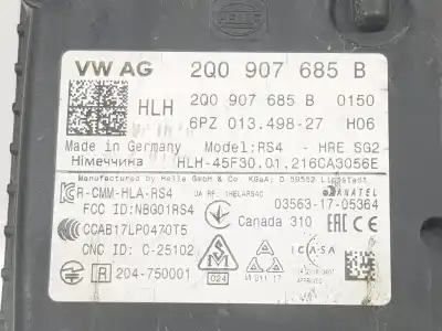Автозапчастина б/у електронний модуль для volkswagen tiguan (ad1, ax1) 2.0 tdi посилання на oem iam 2q0907685b  2q0907685b