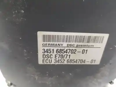 Peça sobressalente para automóvel em segunda mão abs por bmw x5 (e70) 3.0 turbodiesel referências oem iam 34516854702  34516865025