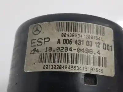 İkinci el araba yedek parçası abs için mercedes-benz clk (c209) clk 220 cdi (209.308) oem iam referansları a0064310312  a0044316212
