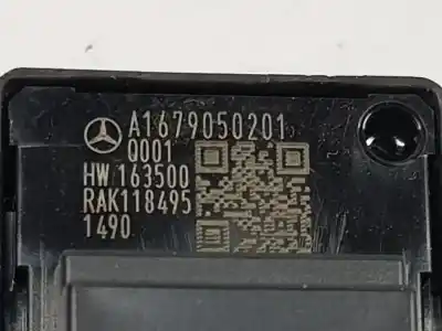 Peça sobressalente para automóvel em segunda mão botão / interruptor elevador vidro traseiro esquerdo por otras marcas clase a 1.5 cdi referências oem iam a1679050201  a1679050201