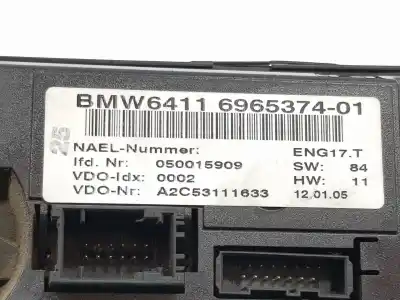 Second-hand car spare part climate control for bmw 3 (e90) 320 d oem iam references 6965374  64116965374