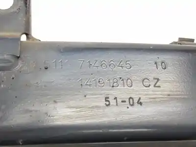 Second-hand car spare part front bumper reinforcement for bmw 3 (e90) 320 d oem iam references 7146645  51117146645