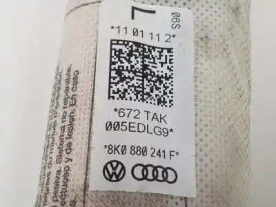 Автозапчасти б/у левая боковая подушка безопасности за audi a4 b8 avant (8k5) 2.0 tdi ссылки oem iam 8k0880241f  8k0880241f