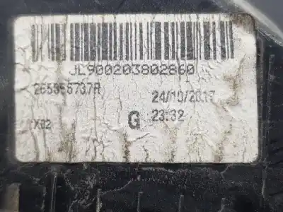 Second-hand car spare part left tailgate light for renault trafic combi 1.6 dci d energy oem iam references 265556737r  265556737r