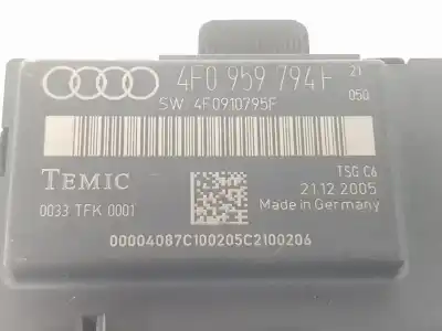 Second-hand car spare part electronic module for audi a6 berlina 3.0 v6 24v tdi oem iam references 4f0959794f  4f0959794e