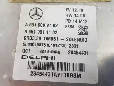 Автозапчастина б/у ебу контролер двигуна для clase c clase a 2.1 cdi посилання на oem iam a6519009702  a6519009702