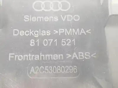 Peça sobressalente para automóvel em segunda mão quadrante por audi a3 sportback (8p) 3.2 ambition quattro referências oem iam a2c53080296  8p0920930mx