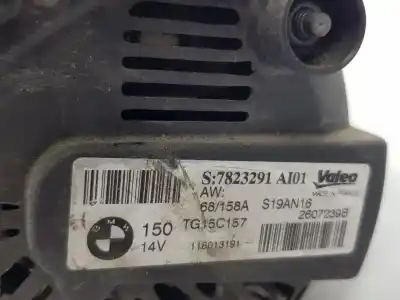 Peça sobressalente para automóvel em segunda mão alternador por mini countryman (r60) 1.6 diesel cat referências oem iam 7823291  12317823291