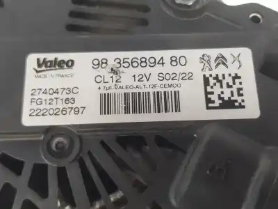 Автозапчастина б/у генератор для opel mokka x hn05 посилання на oem iam 9835689480