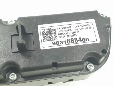 Pezzo di ricambio per auto di seconda mano controllo climatico per opel mokka x hn05 riferimenti oem iam 9831888480  9831888480
