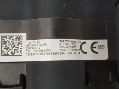 Автозапчасти б/у комплект подушки безопасности за bmw 2 active tourer (f45) 216 d ссылки oem iam   