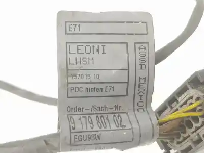 Second-hand car spare part parking sensor for bmw x6 (e71) 3.0d oem iam references 9179804  61129179801