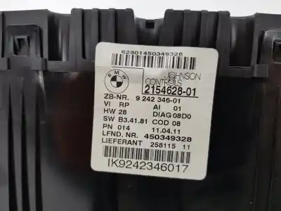 Second-hand car spare part dashboard for bmw x1 (e84) sdrive 20d efficientdynamics edition oem iam references 9242346  62109316127