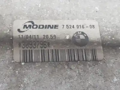 Second-hand car spare part intercooler for bmw x1 (e84) sdrive 20d efficientdynamics edition oem iam references 7524916  17517524916