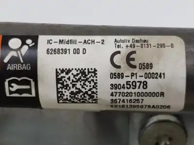 Автозапчасти б/у передняя правая подушка безопасности за opel corsa d (s07) 1.4 (l08 l68) ссылки oem iam 39045978  39045978