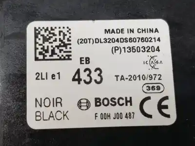 Автозапчастина б/у електронний модуль для opel corsa d (s07) 1.4 (l08 l68) посилання на oem iam f00hj00487  13503204