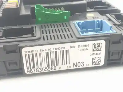 Автозапчасти б/у блок реле/предохранителей за peugeot 208 ii (ub_, up_, uw_, uj_) 1.6 hdi 90 (ub9hpa) ссылки oem iam 9678355980  1608326180