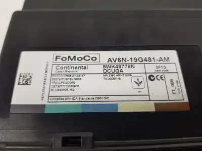 Second-hand car spare part electronic module for ford kuga cbs stline limited edition oem iam references av6n19g481am  1829420