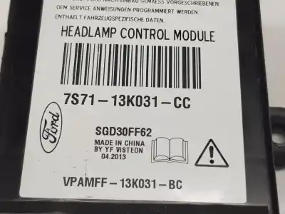 Second-hand car spare part electronic module for ford kuga cbs stline limited edition oem iam references 7s7113k031cc  5208291