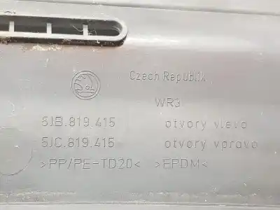 Second-hand car spare part torpedo for skoda rapid 1.2 tsi oem iam references 5jb819415