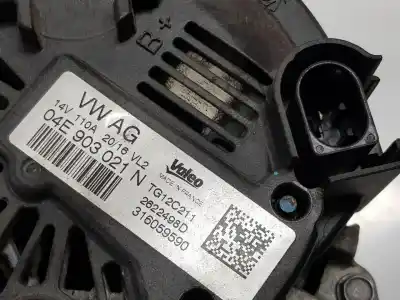 Second-hand car spare part alternator for skoda rapid 1.2 tsi oem iam references 04e903021n