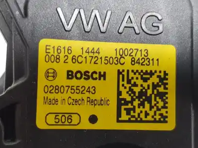 Автозапчастина б/у педальний потенціометр для skoda rapid 1.2 tsi посилання на oem iam 6c1721503c  6c1721503b