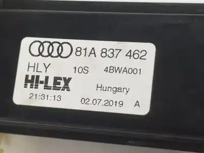Автозапчасти б/у регулятор стекла переднего правого за audi q2 (gab, gag) 30 tfsi ссылки oem iam 81a837462  81a837462