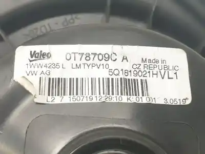 Автозапчасти б/у нагревательный вентилятор за audi q2 (gab, gag) 30 tfsi ссылки oem iam 5q1819021h  5q1819021e