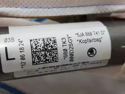 Автозапчастина б/у передня ліва подушка безпеки для seat toledo iv (kg3) 1.0 tsi посилання на oem iam 5ja880741d  5ja880741d Автозапчастина б/у передня ліва подушка безпеки для seat toledo iv (kg3) 1.0 tsi посилання на oem iam 5ja880741d  5ja880741d