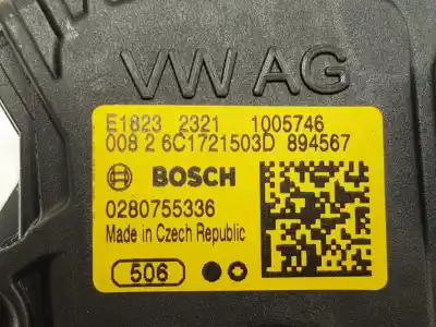 Автозапчастина б/у педальний потенціометр для seat toledo iv (kg3) 1.0 tsi посилання на oem iam 6c1721503d  6c1721503d