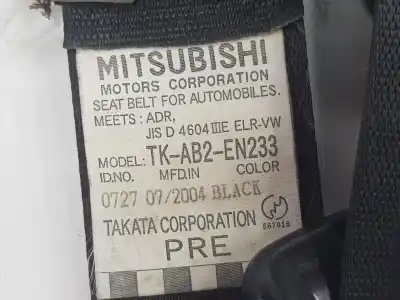 Автозапчастина б/у правий натяжач подушки безпеки для mitsubishi montero (v60/v70) 3.2 di-d avance посилання на oem iam tkab2en233  mr634344