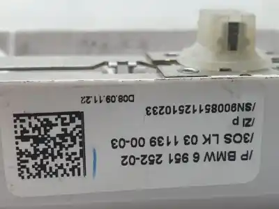 Second-hand car spare part interior light for bmw x1 (e84) 2.0 turbodiesel cat oem iam references 6951252  61316951252