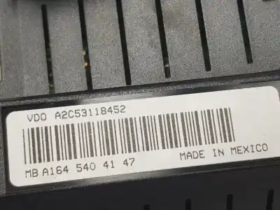 Автозапчасти б/у приборная доска за clase c clase m 3.0 cdi ссылки oem iam a1645404147  a1645404147