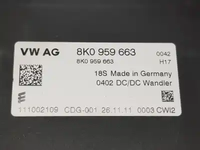 Автозапчастина б/у електронний модуль для audi a3 (8p) 1.6 tdi ambiente посилання на oem iam 8k0959663  8k0959663d