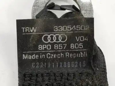 Автозапчастина б/у задній лівий ремін безпеки для audi a3 (8p) 1.6 tdi ambiente посилання на oem iam 8p0857805