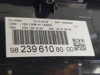 Автозапчасти б/у приборная доска за citroen jumpy combi 1.6 blue-hdi fap ссылки oem iam 9823961080  9823961080