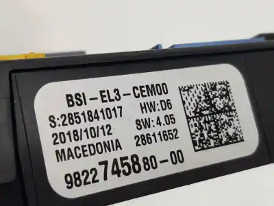 Pezzo di ricambio per auto di seconda mano scatola relè/fusibili per citroen jumpy combi 1.6 blue-hdi fap riferimenti oem iam 9822745880  1617016180