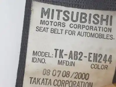 Автозапчастина б/у передній правий ремін безпеки для mitsubishi montero (v60/v70) 3.2 di-d avance посилання на oem iam tkab2en244  mr619674