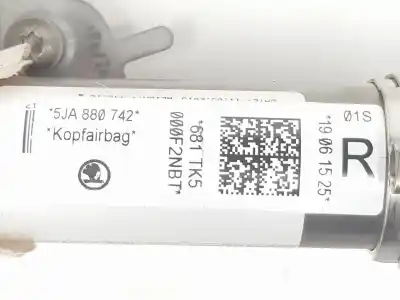 Автозапчасти б/у передняя правая подушка безопасности за seat toledo iv (kg3) 1.6 tdi ссылки oem iam 5ja880742  5ja880742d