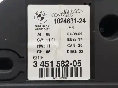 Peça sobressalente para automóvel em segunda mão quadrante por bmw x3 (e83) xdrive 20 d referências oem iam 62103451582  3451582