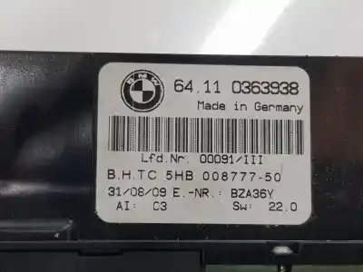 Second-hand car spare part climate control for bmw x3 (e83) xdrive 20 d oem iam references 64110363938  3455805