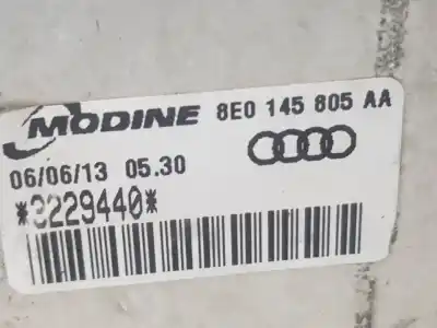 Second-hand car spare part intercooler for audi a4 b7 avant (8ed) 2.0 tdi 16v oem iam references 8e0145805aa  8e0145805aa