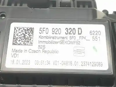 Автозапчасти б/у приборная доска за seat ateca (kh7, khp) 2.0 tdi ссылки oem iam 5f0920320d  5f0920320d